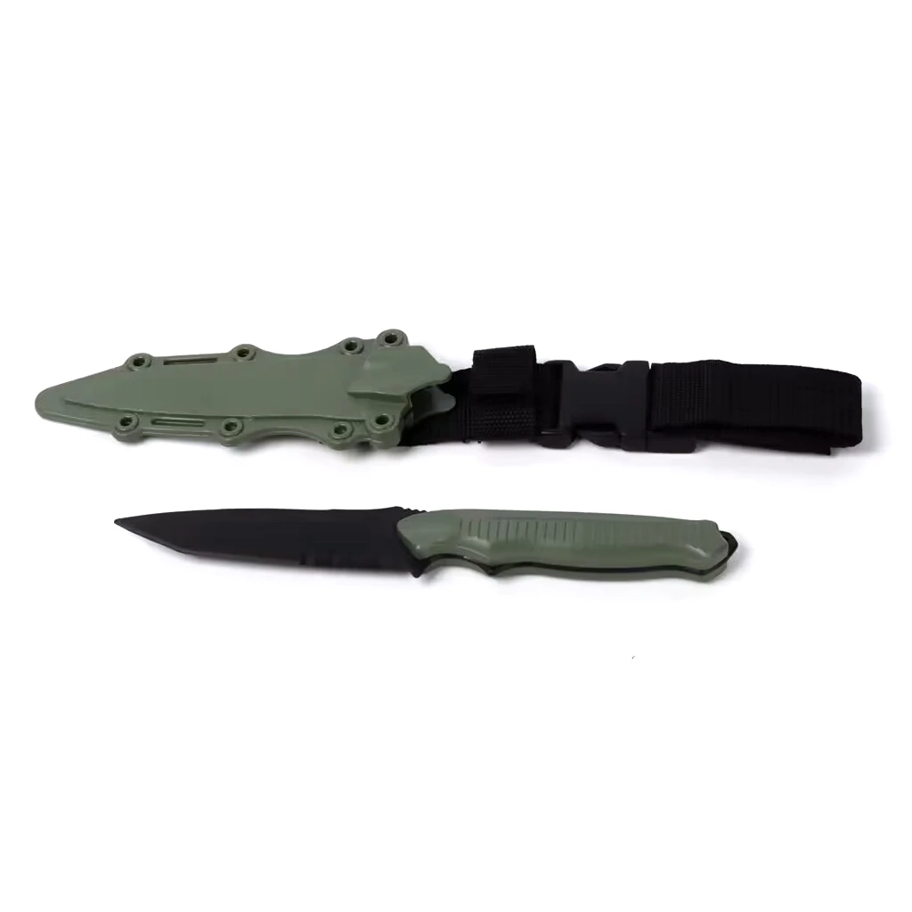 Outdoor Camping Toys - มีดยางรุ่น M9 ของเล่นสะสมสำหรับแฟนทหาร ของเล่นจำลองการฝึกซ้อม ของเล่นพลาสติก