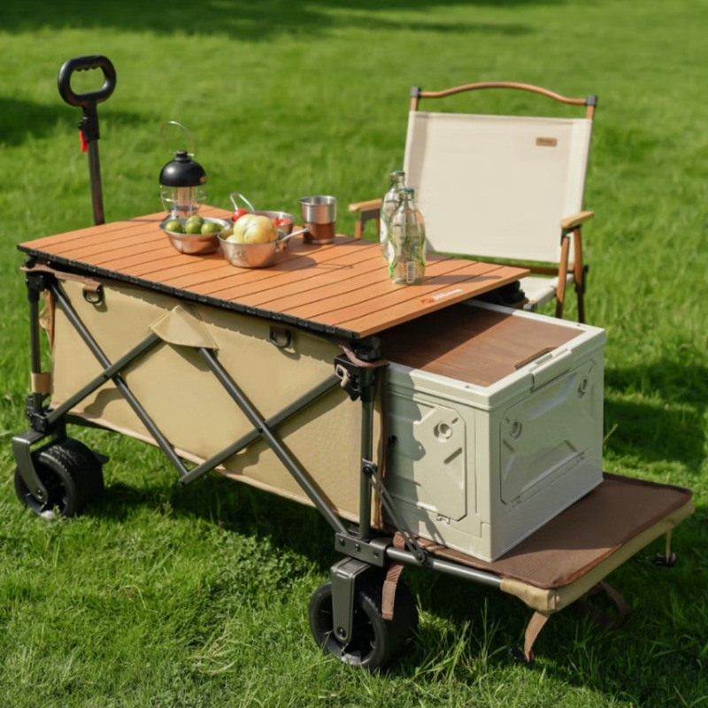 Outdoor Camping Trailer - รถเข็นแคมป์ปิ้งพับได้สำหรับกิจกรรมกลางแจ้ง ยี่ห้อ I Fly Camping Gear