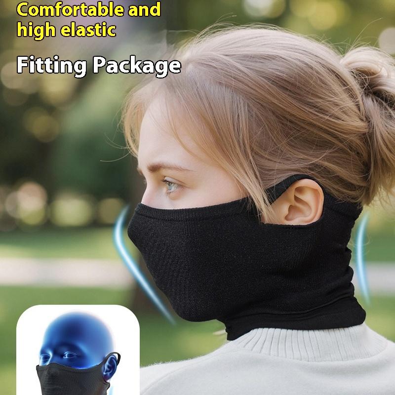 Outdoor Camping Winter - ผ้าพันคอแบบสปอร์ตสำหรับฤดูใบไม้ร่วง/ฤดูหนาว สำหรับปั่นจักรยาน ปิดหน้า ปิดคอ ใช้ซ้ำได้ เหมาะสำหรับเดินป่า