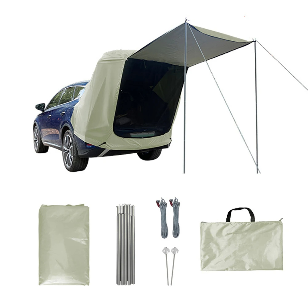 Outdoor Camping Car Tail Tent - เต็นท์ต่อท้ายรถยนต์สำหรับตั้งแคมป์ปิกนิก กันแดด กันฝน