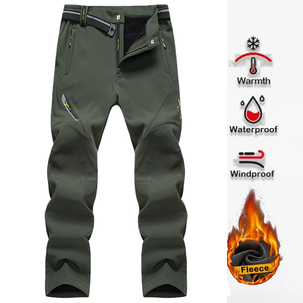 Outdoor Camping Winter - เสื้อแจ็กเก็ตตกปลากางเกงกางเกงปั่นจักรยานสำหรับผู้ชายกางเกงเดินป่าปีนเขาเล่นกีฬาตั้งแคมป์เดินป่าปั่นจักรยานวิ่งปีนเขาผ้ายืดหยุ่นขนาดใหญ่