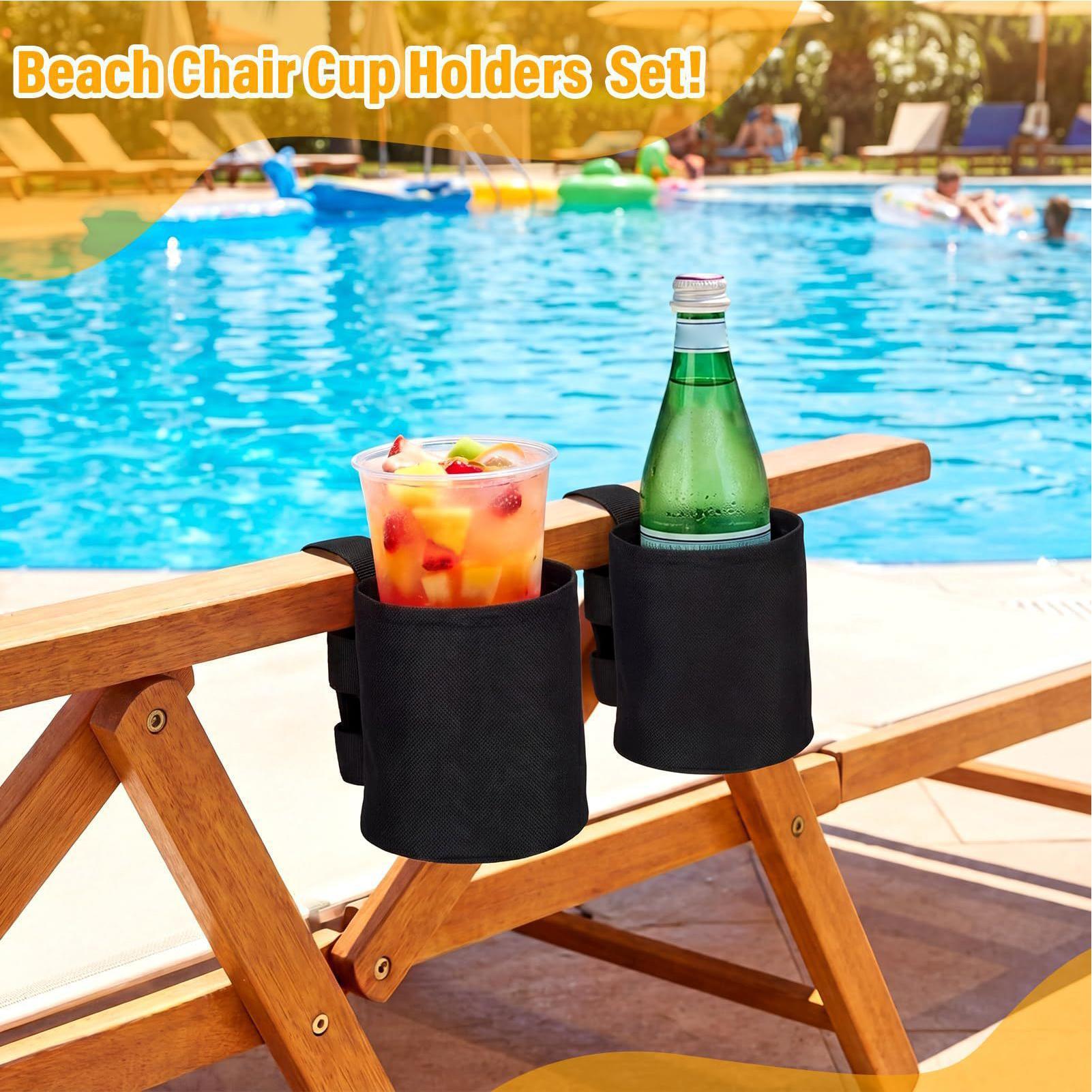 Outdoor Camping Table And Chairs - ที่ใส่ขวดน้ำแบบพกพา ปลอกแก้วสำหรับการเดินทาง, กิจกรรมกลางแจ้ง, ชายหาด, แคมป์ปิ้ง, สระว่ายน้ำ