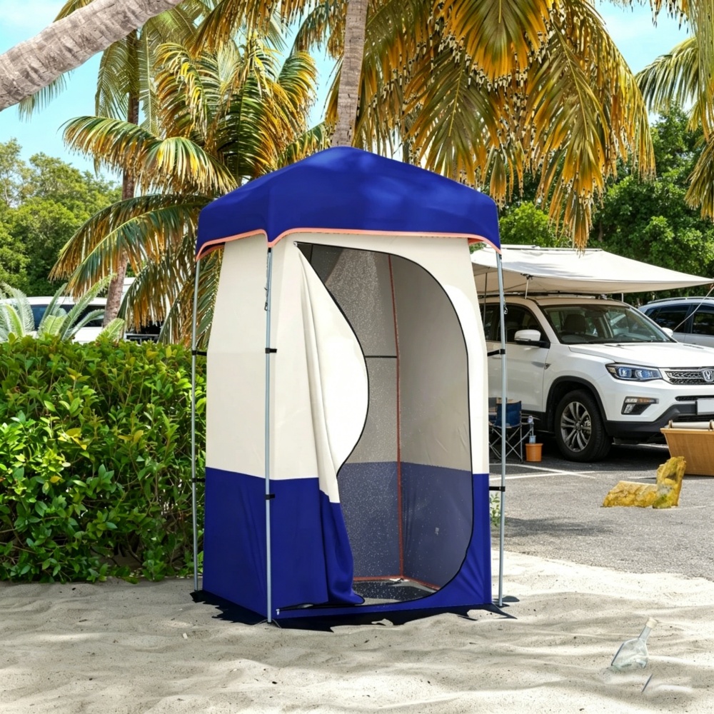 Outdoor Camping Set - เต็นท์อาบน้ำแบบพับได้ ห้องเปลี่ยนเสื้อผ้าส่วนตัว รุ่นใหม่ปี 2026 กันน้ำ พกพาสะดวก