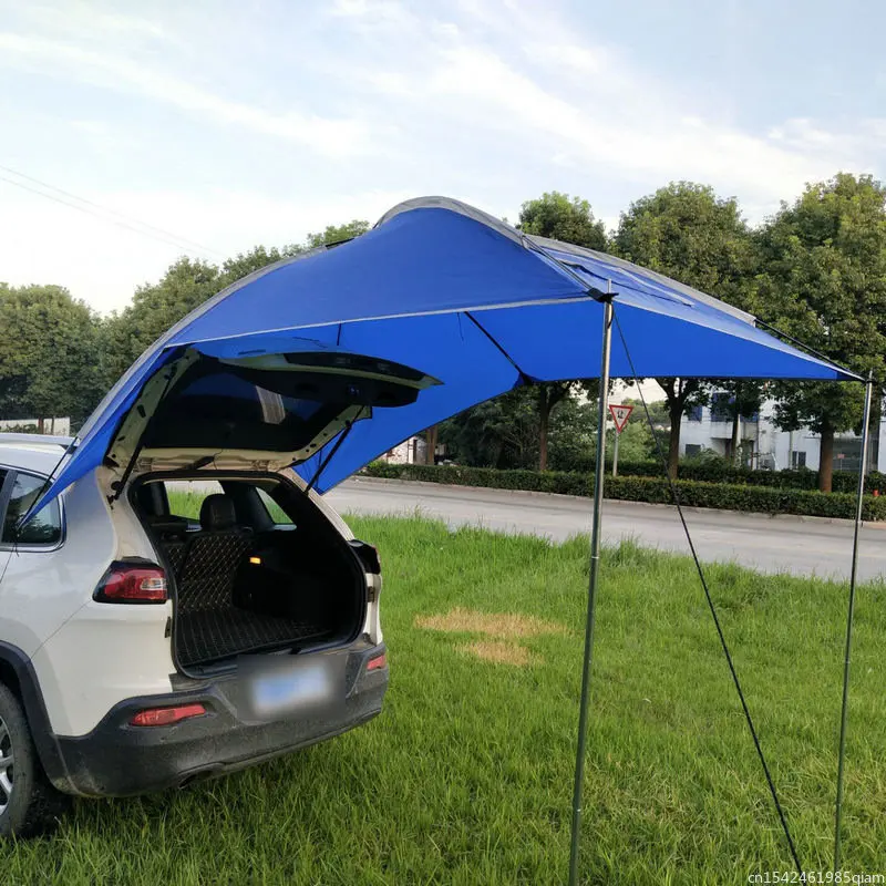 Outdoor Camping Car Tail Tent - เต็นท์ท้ายแบบพกพา เต็นท์ข้างรถ แคมป์ปิ้งกลางแจ้ง กันสาดบังแดดกันฝนสําหรับหลายคน