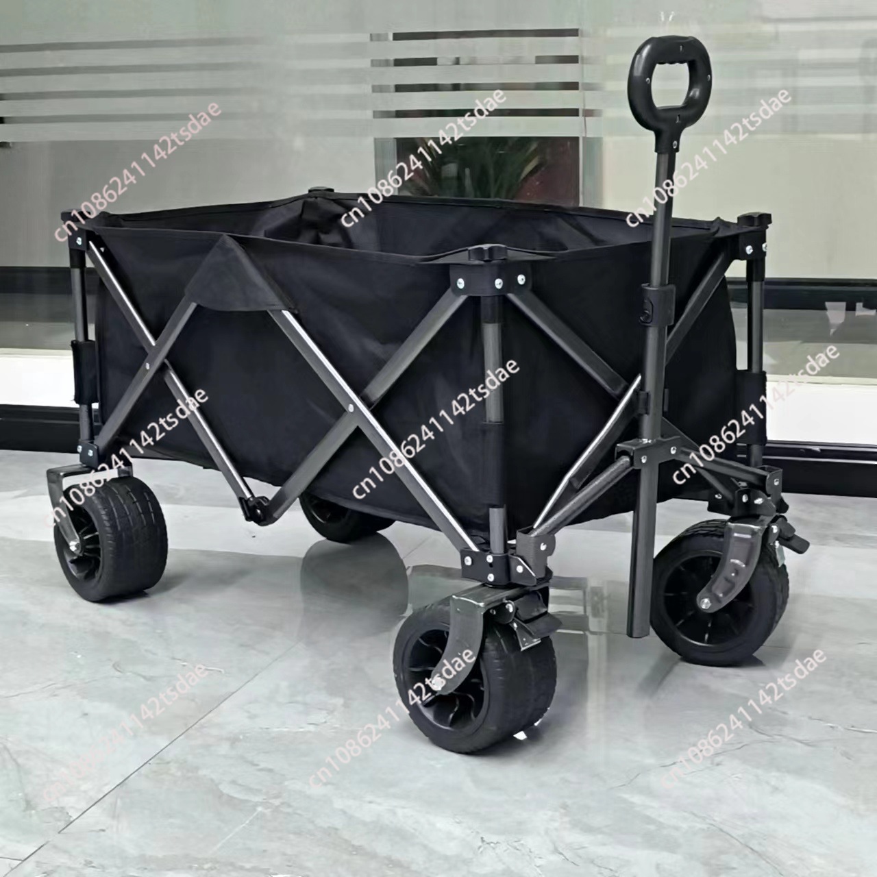Outdoor Camping Trailer - รถเข็นแคมป์ปิ้งกลางแจ้ง รถเข็นปิกนิกแบบพับได้ รถเข็นสำหรับซื้อผัก รถพ่วงขนาดเล็ก รถเข็นแคมป์ปิ้งขนาดใหญ่