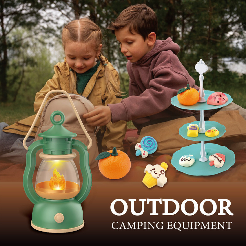 Outdoor Camping Toys - ชุดตั้งแคมป์สําหรับเด็กแคมป์ไฟแกล้งเล่นของเล่นเด็กวัยหัดเดินสําหรับเด็กผู้ชายพร้อมแสงเสียงพร้อมของเล่นตั้งแคมป์สําหรับเด็กของขวัญในร่มกลางแจ้ง