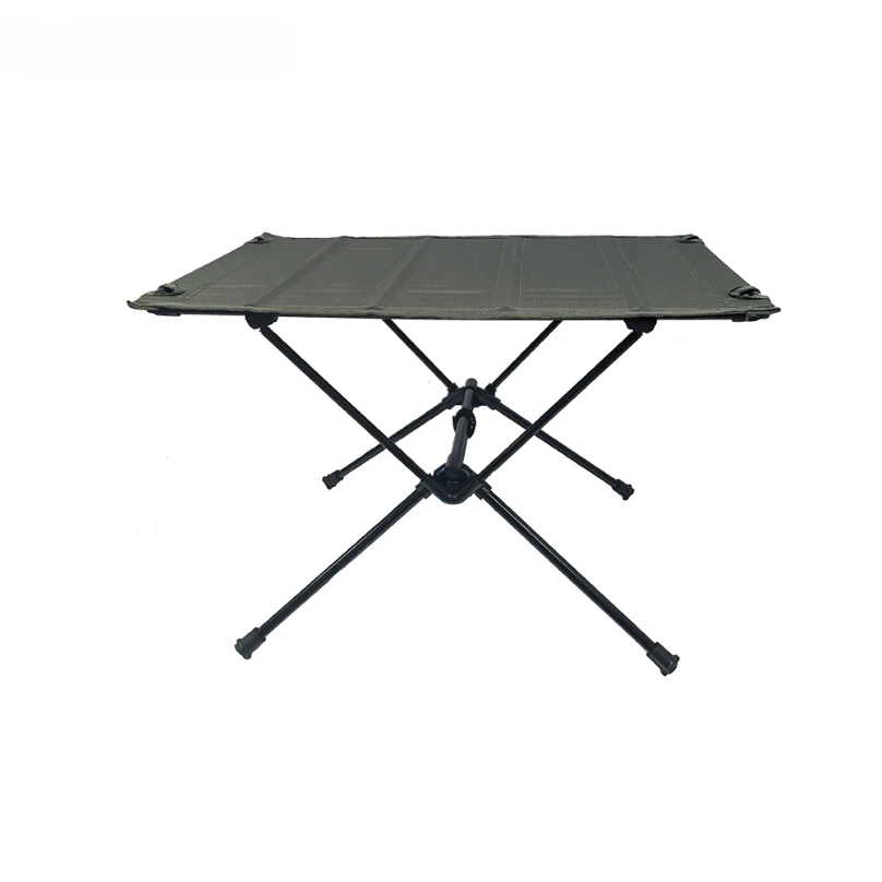 Outdoor Camping Table Foldable - โต๊ะผ้าอ๊อกซ์ฟอร์ดสำหรับตั้งแคมป์ โต๊ะพับได้ น้ำหนักเบา โต๊ะผ้าพับได้ โต๊ะสำหรับตกปลาและปิกนิกกลางแจ้ง อุปกรณ์ตั้งแคมป์