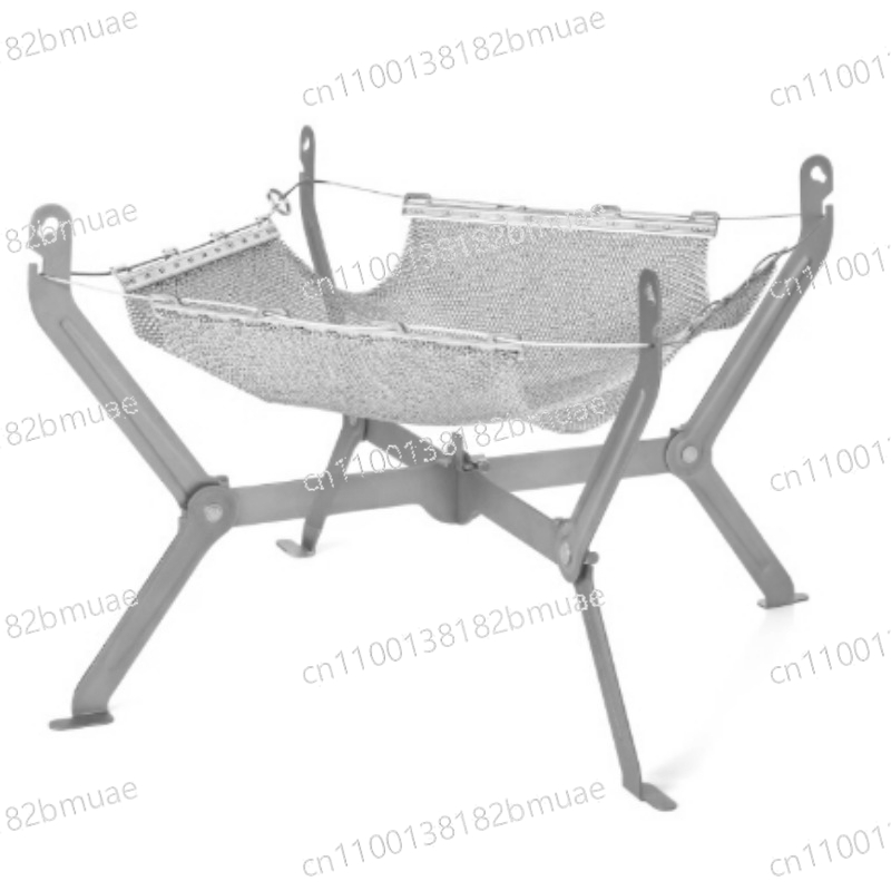 Outdoor Camping Wood Stove - เตาบาร์บีคิวพับได้แบบพกพาสำหรับตั้งแคมป์กลางแจ้ง ใช้สำหรับปิ้งย่าง ทำอาหาร ปิกนิก และก่อไฟ