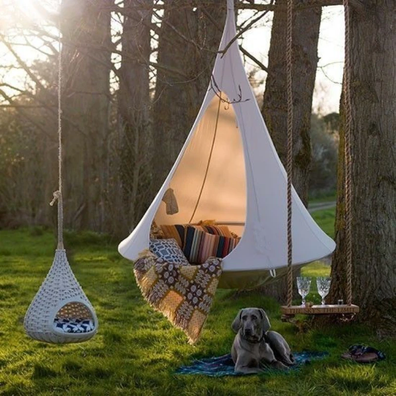 Outdoor Camping Toys - เด็ก Swing สวนกลางแจ้ง Camp Hammock Tree