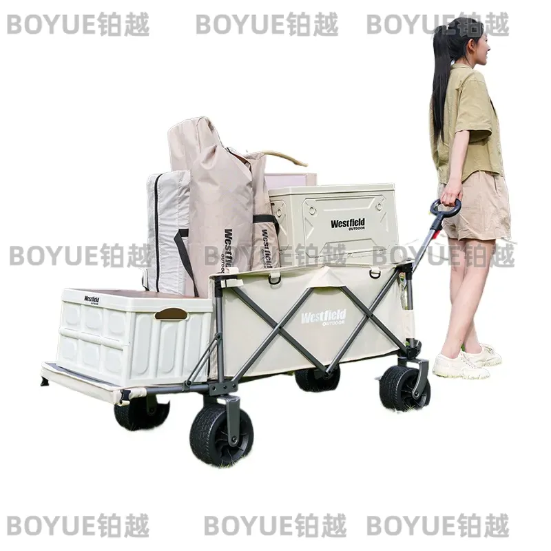 ฉันใช้รถเข็นพับได้สำหรับตั้งแค - Outdoor Camping Trailer บทวิจารณ์และราคา