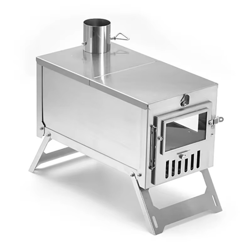 【สินค้าขายดี】เตาไม้พกพาแบบตั้ง - Outdoor Camping Wood Stove บทวิจารณ์และราคา