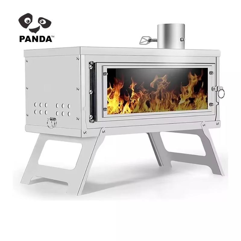 【สินค้าขายดี】เตาไม้พกพาแบบตั้ง - Outdoor Camping Wood Stove บทวิจารณ์และราคา