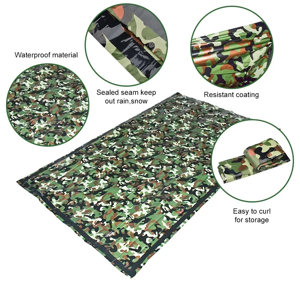 ถุงนอนฉุกเฉิน PE ลายพรางกันน้ำ - Bivvy Bag Emergency บทวิจารณ์และราคา