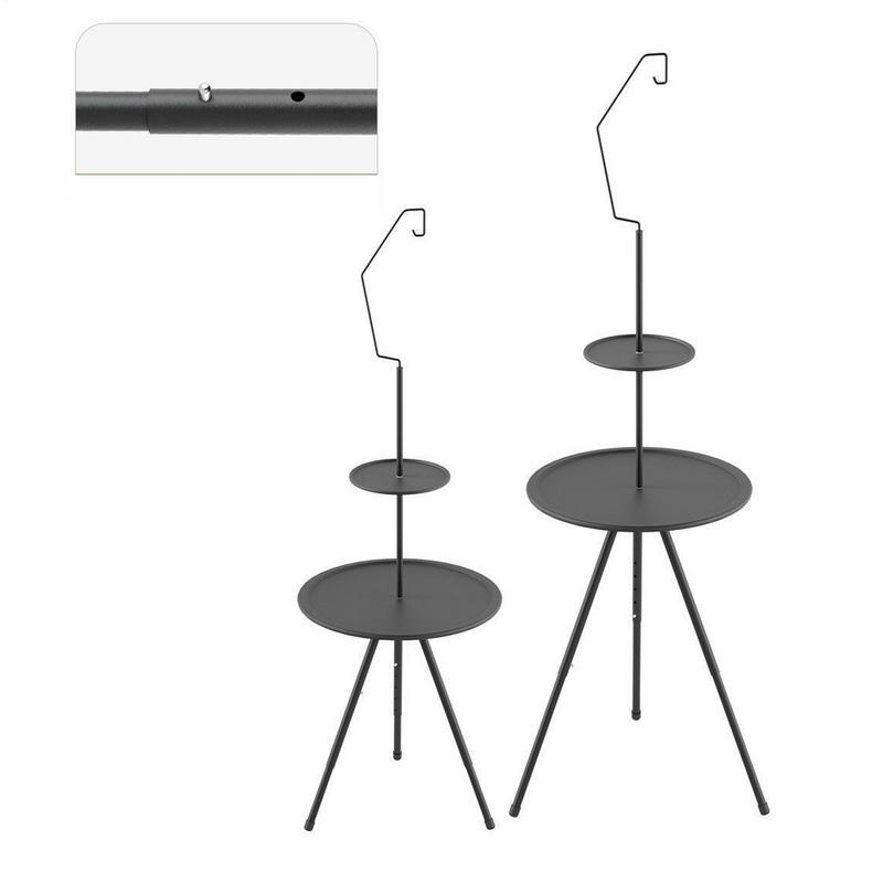 โต๊ะตั้งแคมป์ทรงกลมโต๊ะตั้งแคม - Outdoor Camping Table Foldable บทวิจารณ์และราคา