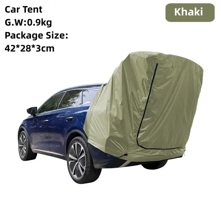 เต็นท์หลังคารถยนต์กันฝนสำหรับต - Outdoor Camping Car Tail Tent บทวิจารณ์และราคา