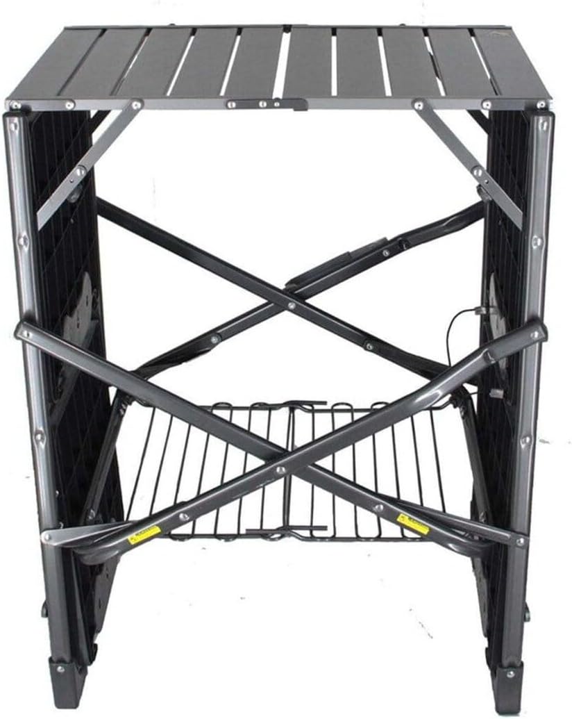 โต๊ะครัวพับได้แบบพกพาสำหรับตั้ - Outdoor Camping Table With Storage บทวิจารณ์และราคา