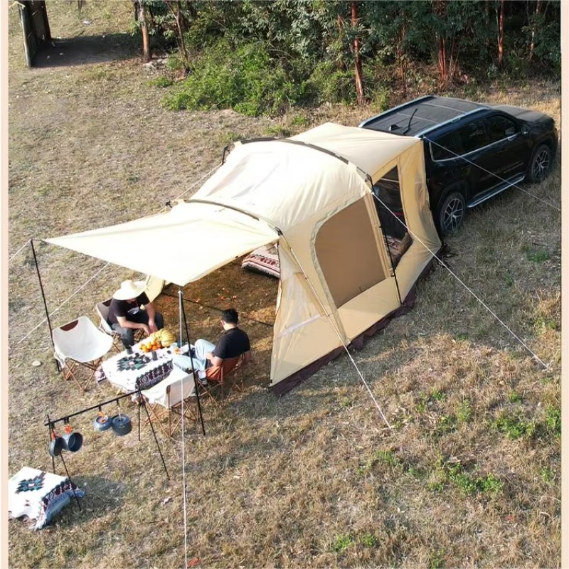 เต็นท์ท้ายรถแบบกันน้ำสำหรับตั้ - Outdoor Camping Car Tail Tent บทวิจารณ์และราคา