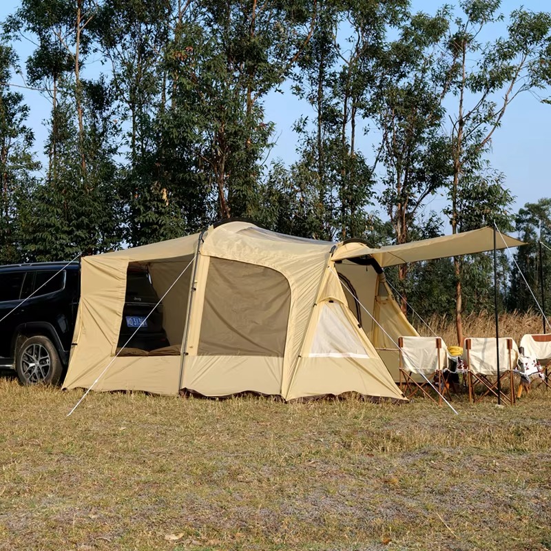เต็นท์ท้ายรถแบบกันน้ำสำหรับตั้ - Outdoor Camping Car Tail Tent บทวิจารณ์และราคา