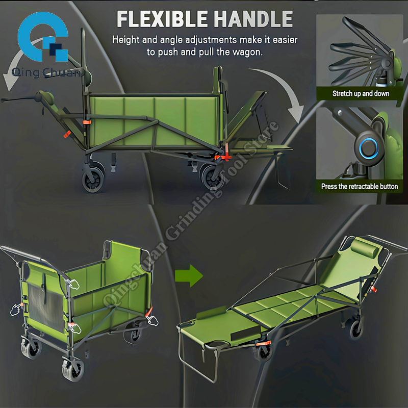 รถเข็นแคมป์ปิ้งอเนกประสงค์ ขนา - Outdoor Camping Trailer บทวิจารณ์และราคา