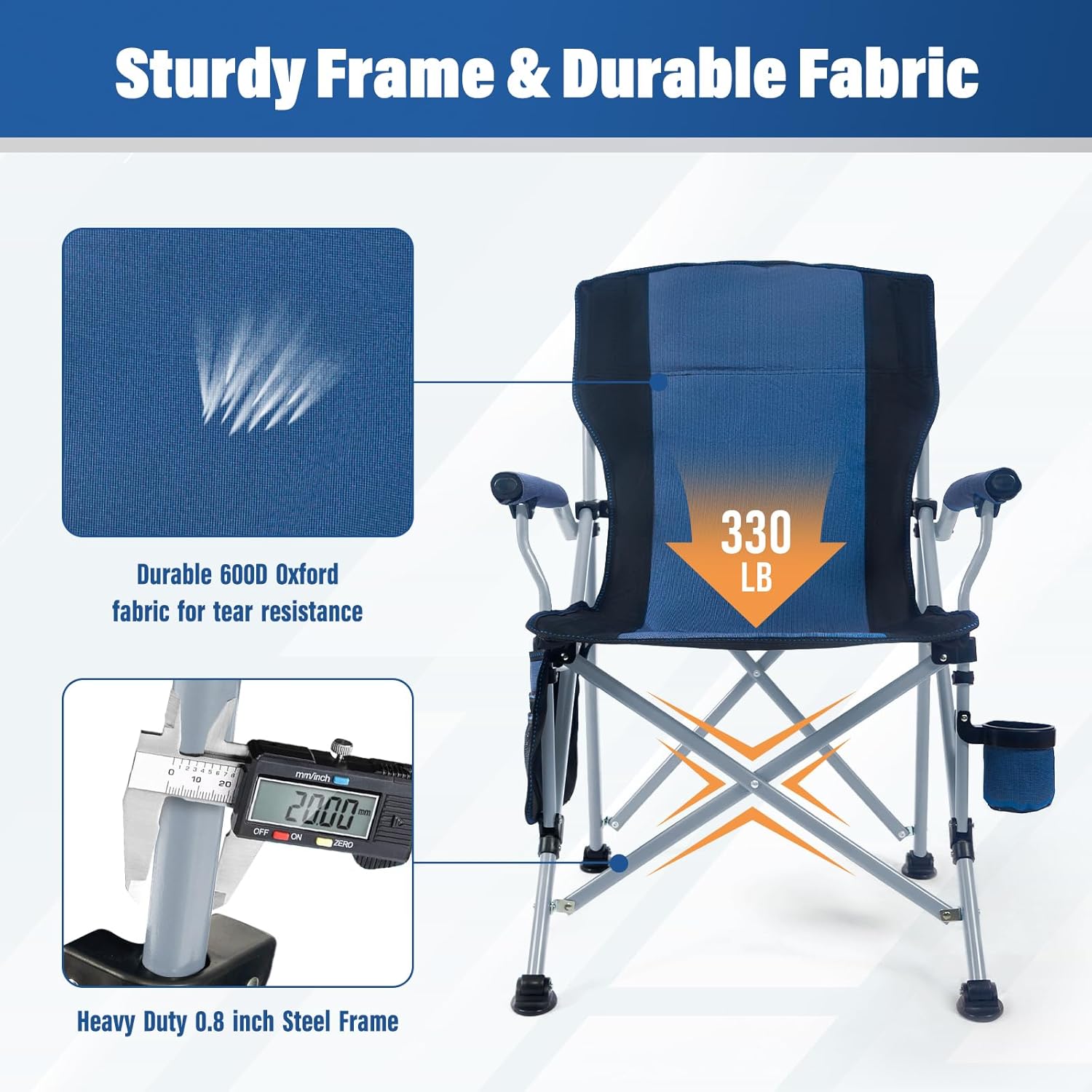 เก้าอี้พับสำหรับตั้งแคมป์ พกพา - Outdoor Camping Set บทวิจารณ์และราคา