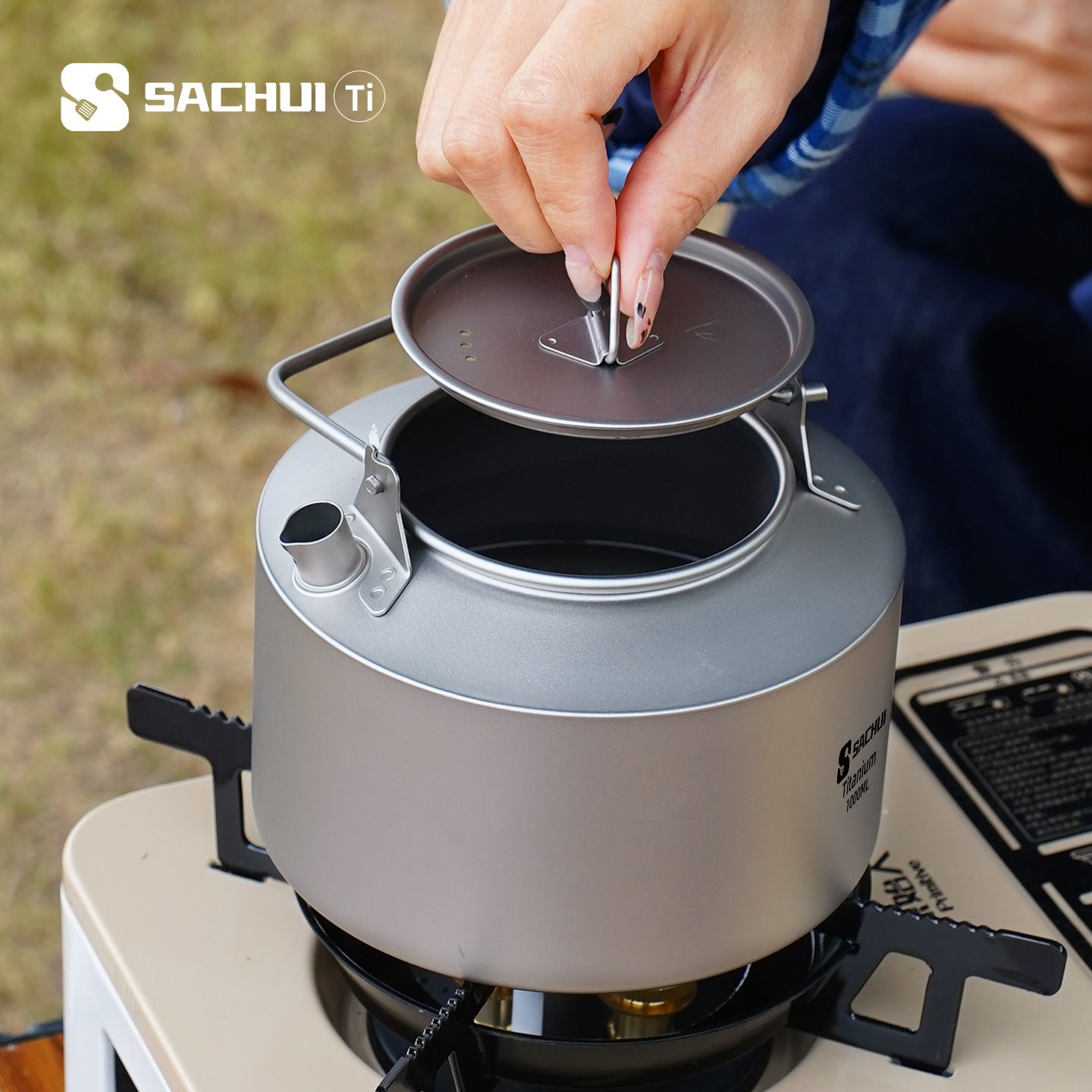 กาต้มน้ำไทเทเนียมบริสุทธิ์ 100 - Outdoor Y Camping บทวิจารณ์และราคา
