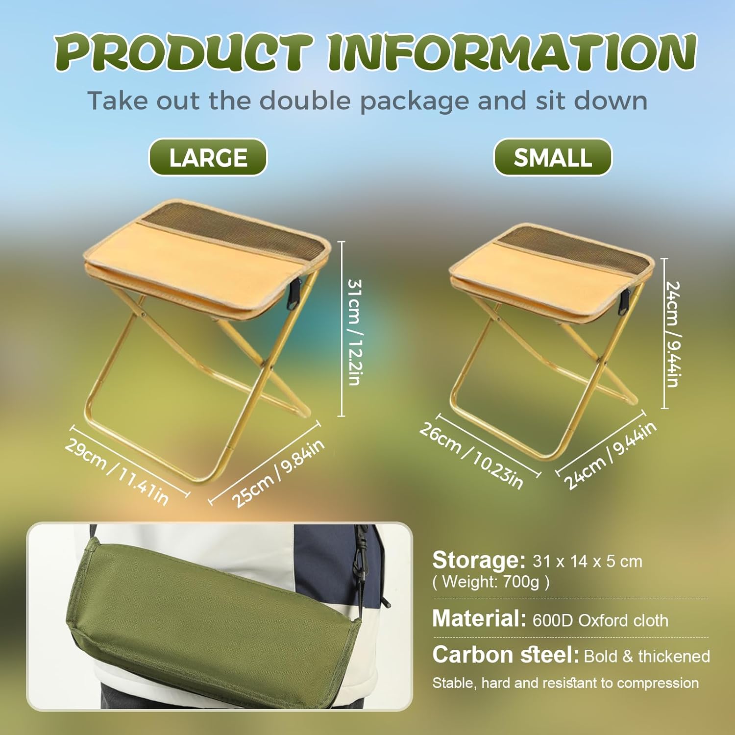 เก้าอี้พับพกพาสำหรับตั้งแคมป์  - Outdoor Camping Table And Chairs บทวิจารณ์และราคา