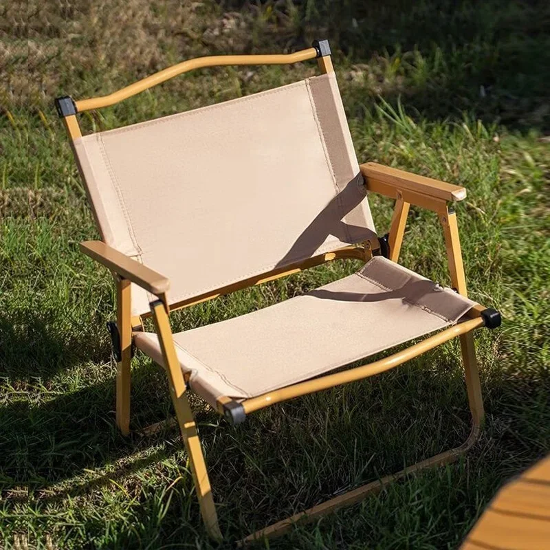 เก้าอี้แคมป์ปิ้ง4/2/1PCS-khaki - Outdoor Camping Table And Chairs บทวิจารณ์และราคา
