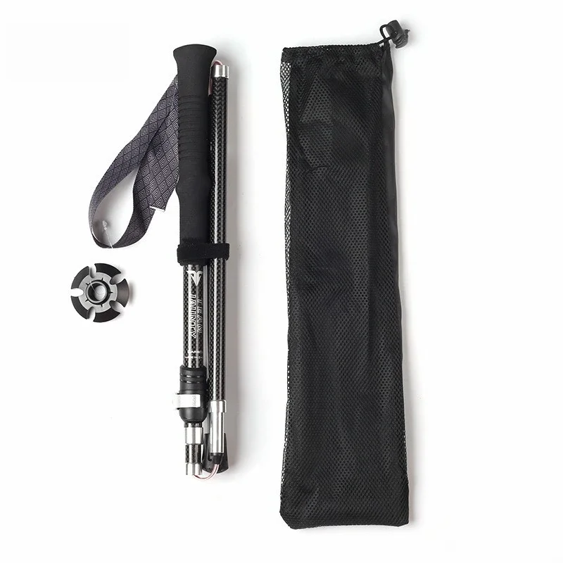 ไม้เท้าเดินป่าแบบพับได้ 5 ท่อน - Trekking Poles บทวิจารณ์และราคา