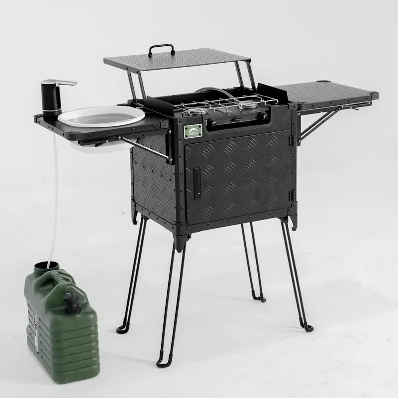 ชุดครัวแคมป์ปิ้งสำหรับครอบครัว - Outdoor Camping Kitchen Setup บทวิจารณ์และราคา
