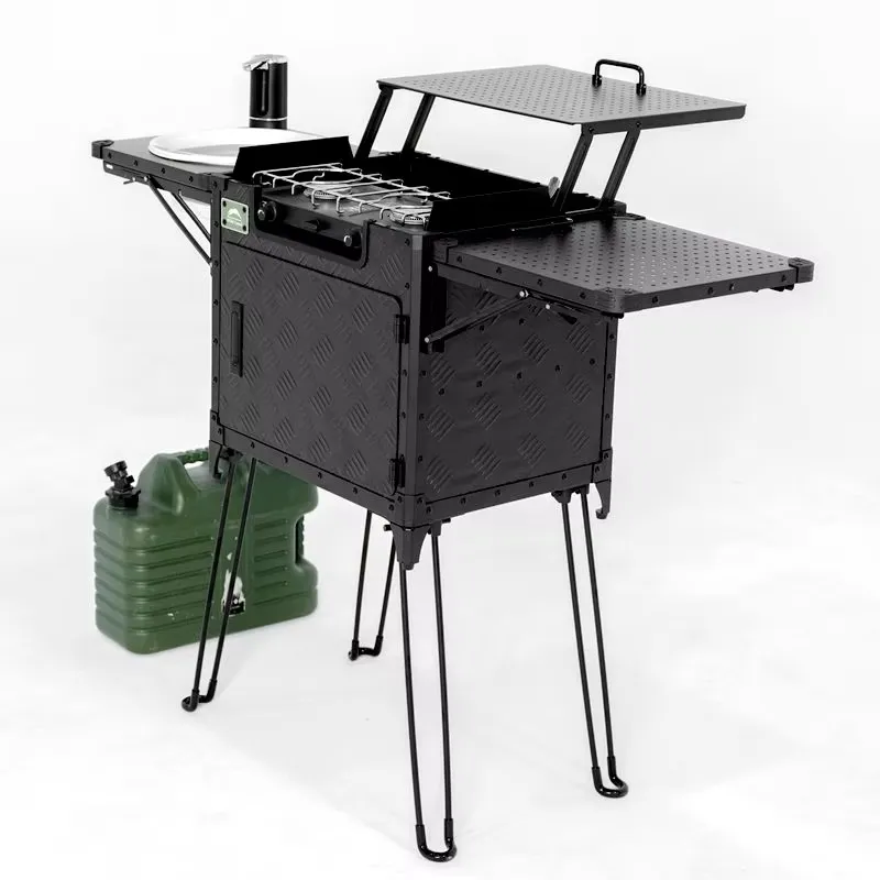 ชุดครัวแคมป์ปิ้งสำหรับครอบครัว - Outdoor Camping Kitchen Setup บทวิจารณ์และราคา