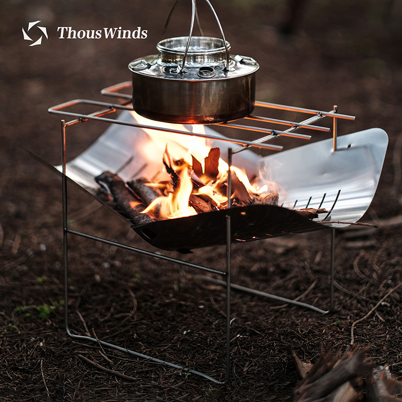 Thous Winds แบบพกพา Mini Campi - Outdoor Camping Wood Stove บทวิจารณ์และราคา