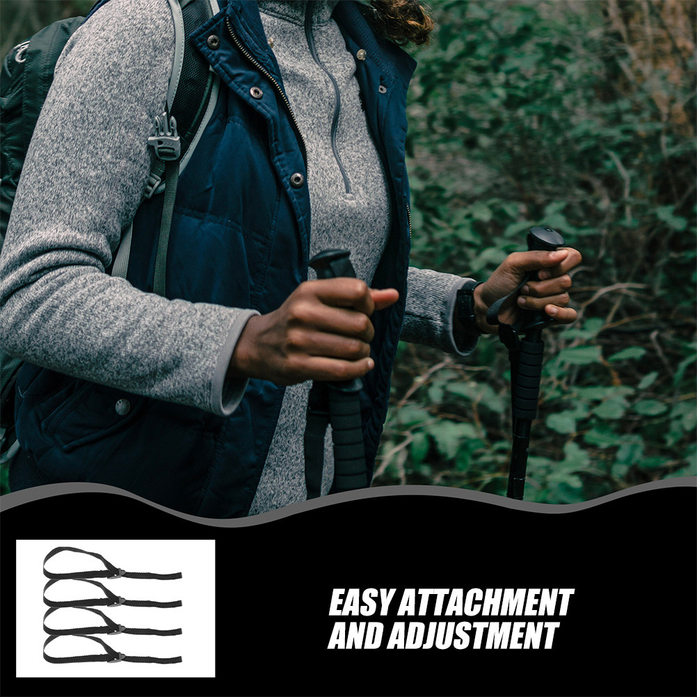 สายรัดข้อมือสำหรับไม้สกี 4 ชิ้ - Trekking Poles บทวิจารณ์และราคา