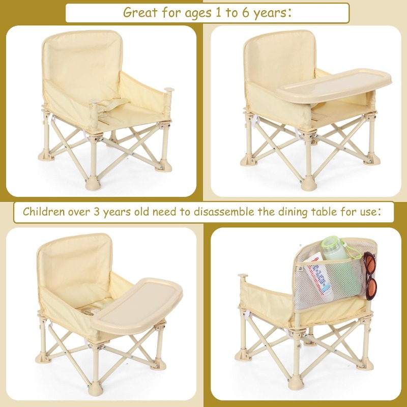 เก้าอี้ชายหาดสำหรับเด็กพร้อมร่ - Outdoor Camping Table Foldable บทวิจารณ์และราคา