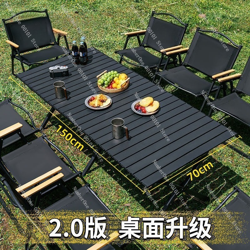 ชุดโต๊ะและเก้าอี้พับได้สำหรับต - Outdoor Camping Table And Chairs บทวิจารณ์และราคา