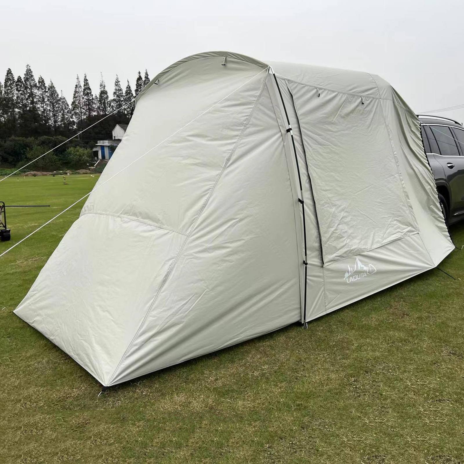 แบบพกพากันน้ำรถด้านหลังเต็นท์น - Outdoor Camping Car Tail Tent บทวิจารณ์และราคา