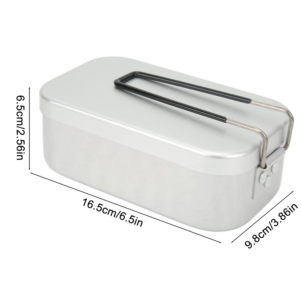 800ML อลูมิเนียมกล่องอาหารกลาง - Outdoor Y Camping บทวิจารณ์และราคา