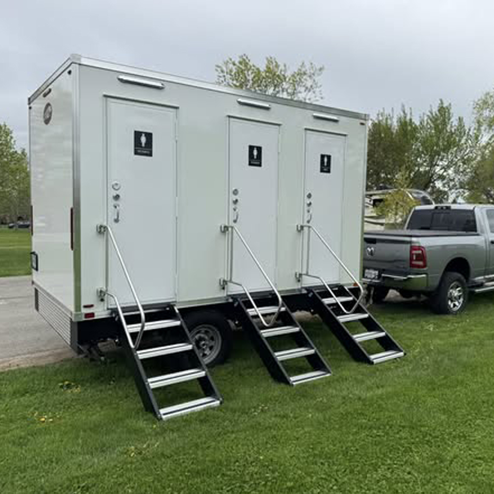รถพ่วงห้องน้ำเคลื่อนที่ 3 ห้อง - Outdoor Camping Trailer บทวิจารณ์และราคา