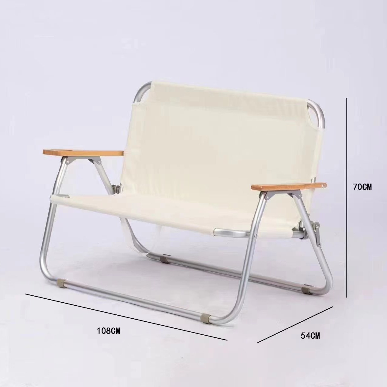 เก้าอี้ชายหาดพับได้สำหรับ 2 คน - Outdoor Camping Set บทวิจารณ์และราคา