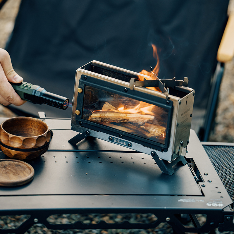 เตาไม้พกพา Goout Springhill รุ - Outdoor Camping Wood Stove บทวิจารณ์และราคา
