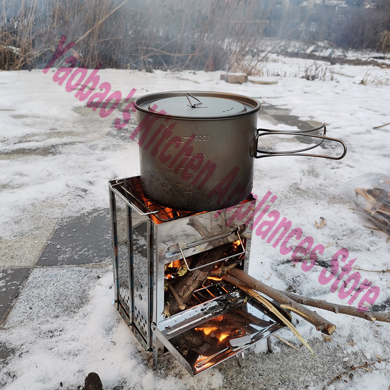 เตาไม้สำหรับตั้งแคมป์กลางแจ้ง  - Outdoor Camping Wood Stove บทวิจารณ์และราคา