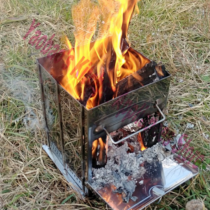 เตาไม้สำหรับตั้งแคมป์กลางแจ้ง  - Outdoor Camping Wood Stove บทวิจารณ์และราคา