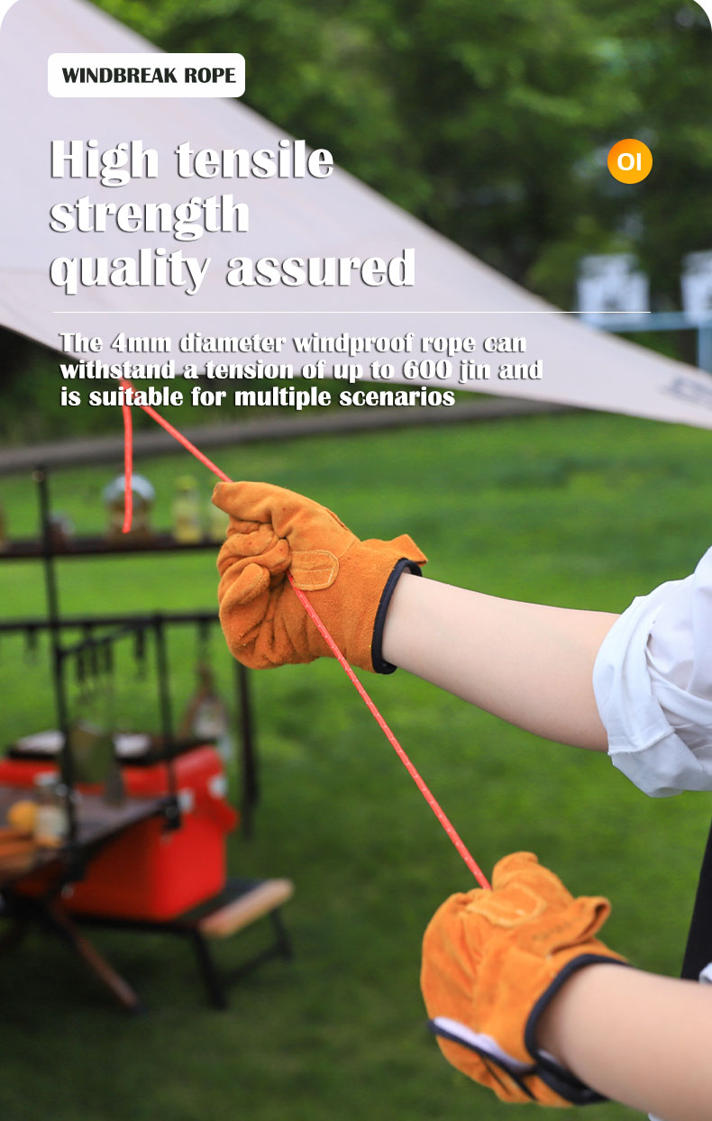 เชือกเต็นท์ 4 มม. เชือกสะท้อนแ - Outdoor Camping Guy บทวิจารณ์และราคา