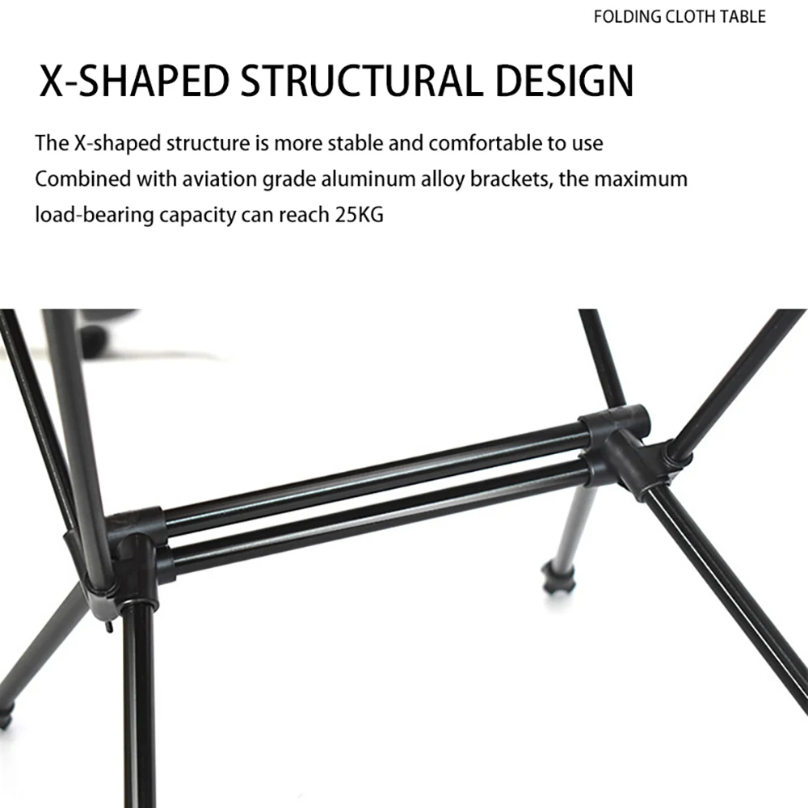 โต๊ะผ้าอ๊อกซ์ฟอร์ดสำหรับตั้งแค - Outdoor Camping Table Foldable บทวิจารณ์และราคา
