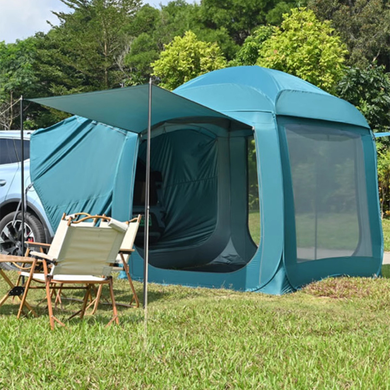 เต็นท์ท้ายรถ ตั้งอัตโนมัติ สำห - Outdoor Camping Car Tail Tent บทวิจารณ์และราคา