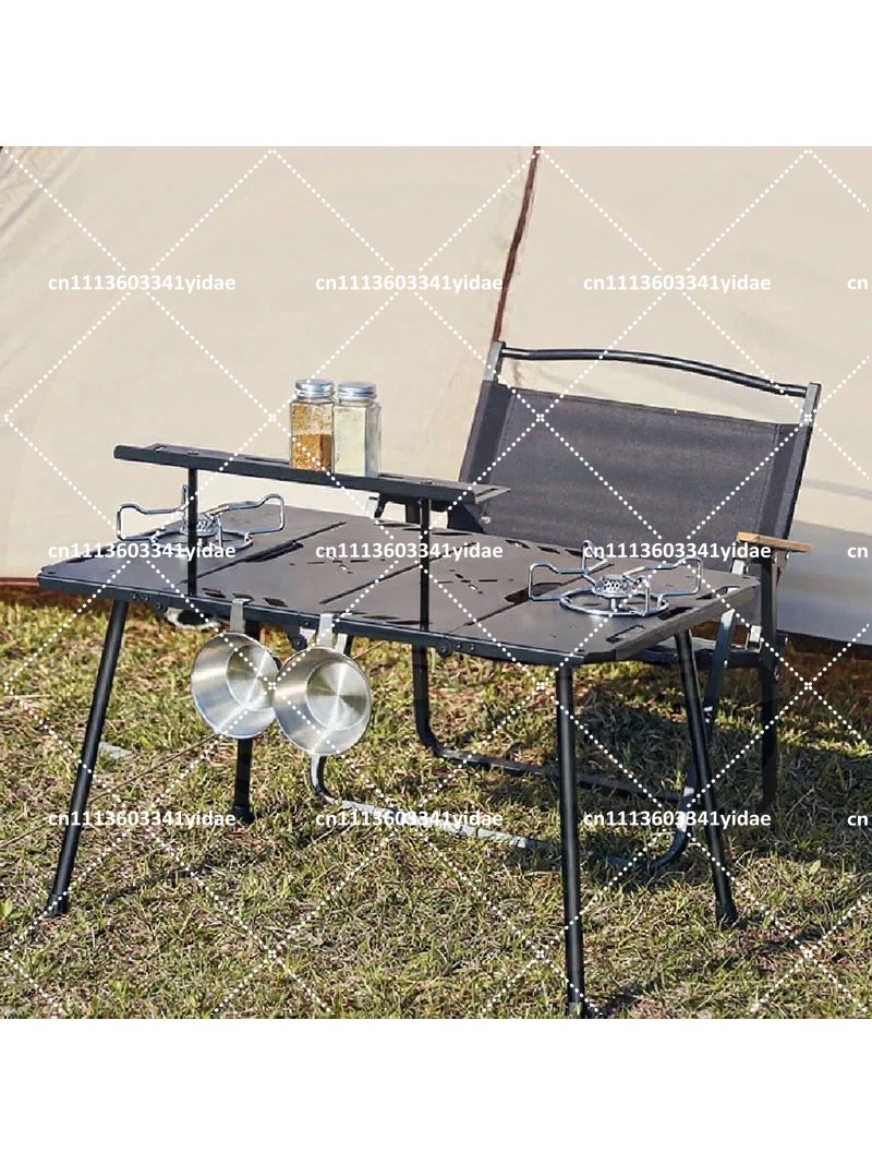 โต๊ะพับได้แบบพกพาสำหรับตั้งแคม - Outdoor Camping Table Foldable บทวิจารณ์และราคา