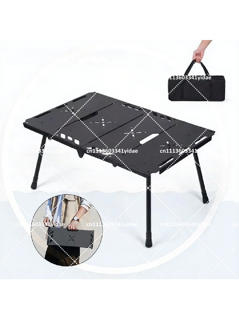 โต๊ะพับได้แบบพกพาสำหรับตั้งแคม - Outdoor Camping Table Foldable บทวิจารณ์และราคา