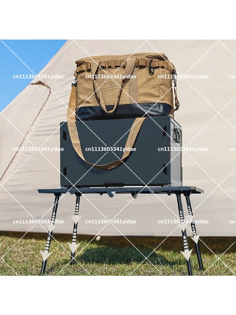 โต๊ะพับได้แบบพกพาสำหรับตั้งแคม - Outdoor Camping Table Foldable บทวิจารณ์และราคา