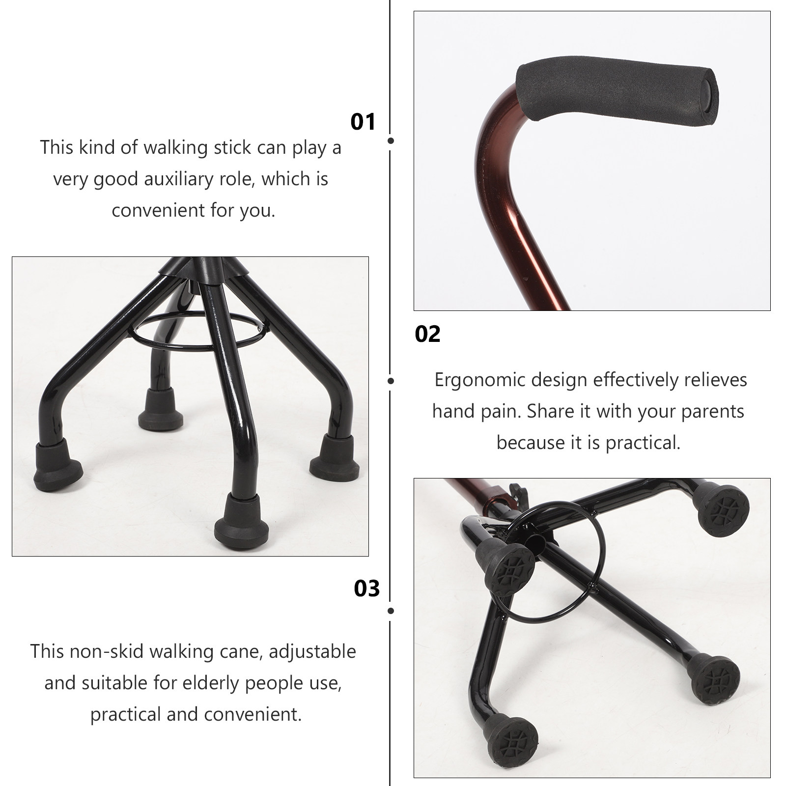 ไม้เท้าอลูมิเนียมปรับระดับได้ต - Trekking Poles บทวิจารณ์และราคา