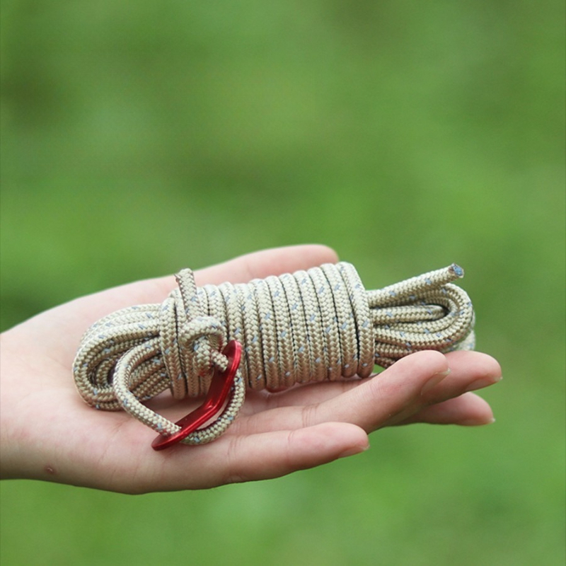 เชือกกันลมสะท้อนแสงสำหรับกันสา - Outdoor Camping Guy บทวิจารณ์และราคา