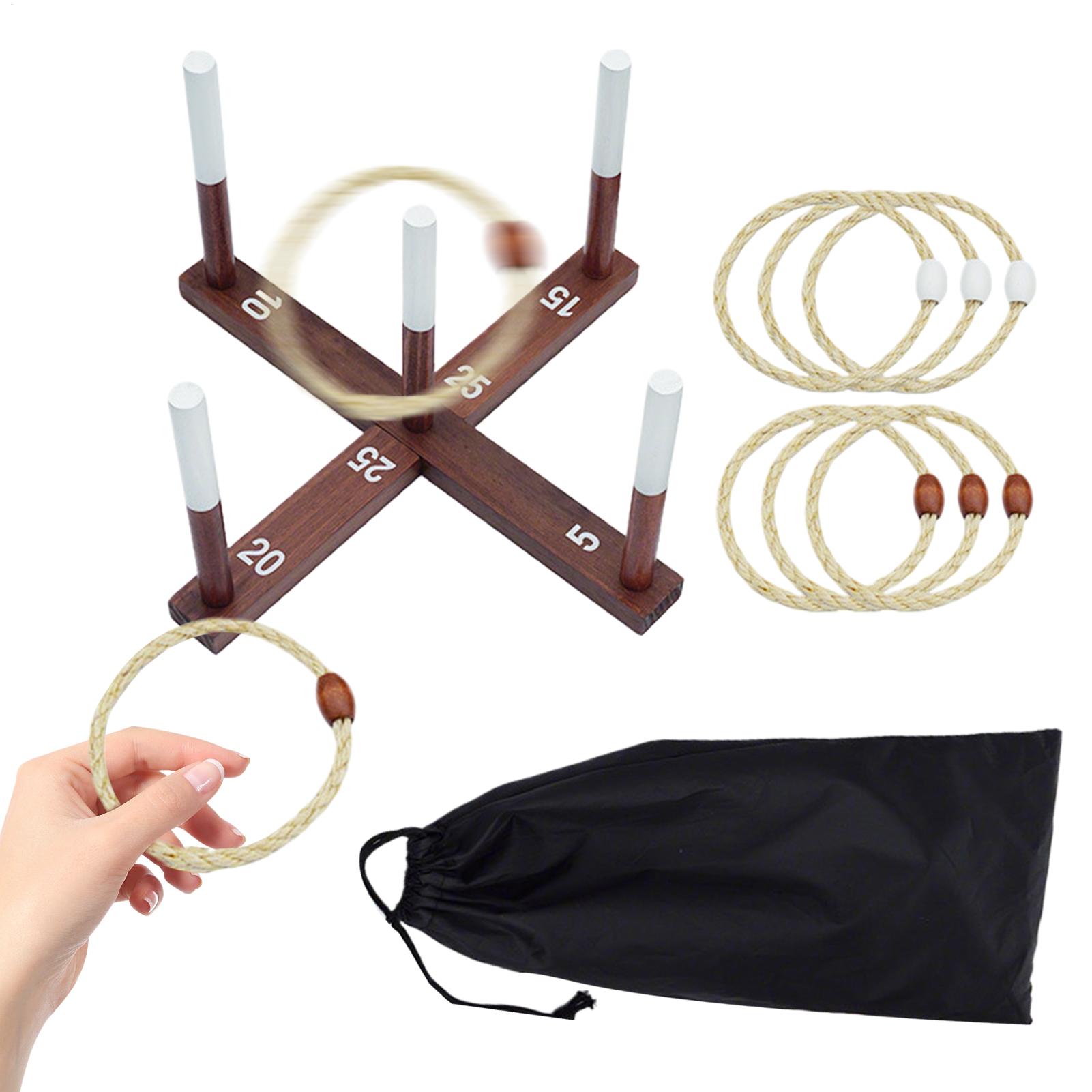 สนามหญ้ากลางแจ้งแหวนโยนเกมชุดป - Outdoor Camping Toys บทวิจารณ์และราคา